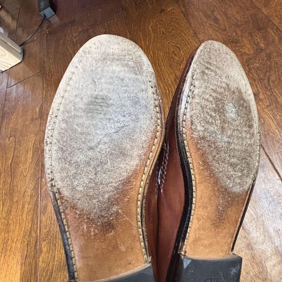 Allen Edmonds Maxfield Shoes Mens‎ Size 9.5 Brown Tassel Dress Loafers Made USA main image 13